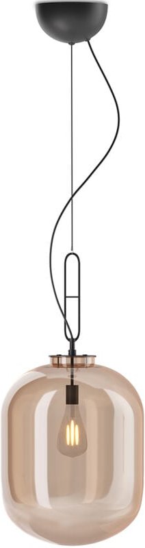 Kronleuchter - Designer-Pendelleuchte - Grau Bernstein