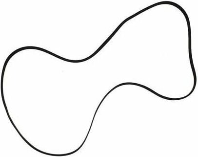 Flacher Audio-Riemen 169x0,70x5mm K7078