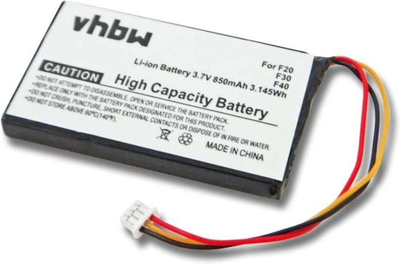 Vhbw - 1x Akku Ersatz für Navman BT000021C für gps Navigation Navi (850 mAh, 3,7 v, Li-Ion)