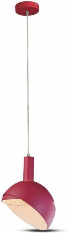 Kunststoff Pendelleuchte E14 V-TAC Mit Aluminiumrutsche Ø180mm VT-7100 - SKU 3923 ROSA