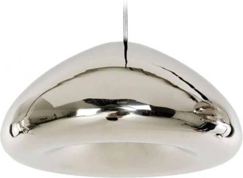 Privatefloor - Deckenlampe - Hängeleuchte aus verchromtem Metall - 30 cm - Nullify Silber