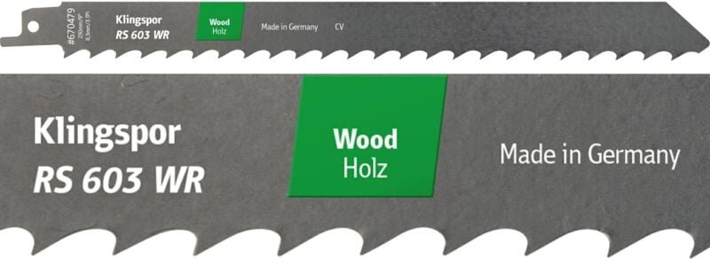 Thumbnail - Klingspor - rs 603 wr Säbelsägeblätter, 300 x 19 x 1,2 mm Nutzlänge 280Crom-Vanadium, gefräst, geschränkt , 3 Zähne pro ...