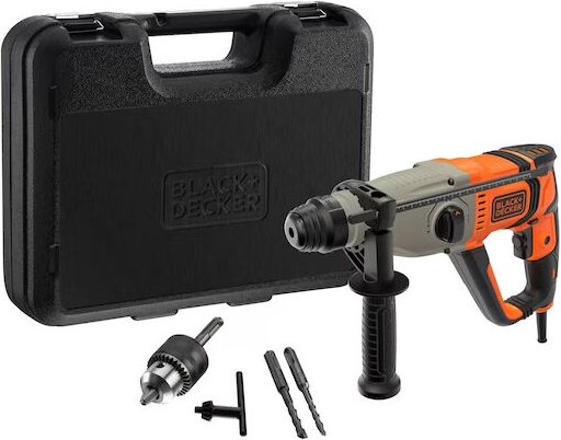 Black&decker - Akku-Bohrhammer – 800 w – black+decker – Zubehör – Box – BEHS02A-QS