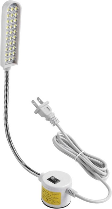 Ahlsen - LED-Nähmaschinenleuchte mit 360° flexiblem Schwanenhals und Magnetfuß