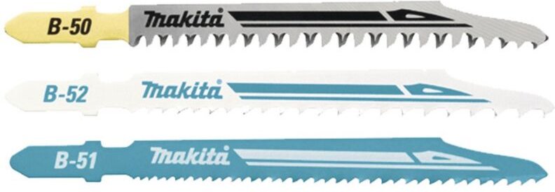 Stichsägeblatt Set 3-teilig B-50 B-51 B-52 Holz Metall Kunststoff B-06292 - Makita