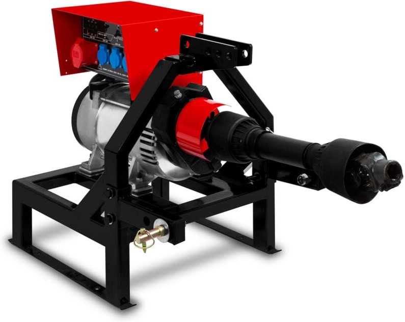 Zapfwellengenerator 18,75 kVA, Notstromaggregat avr, 3x230V / 1x400V IP44, Zapfwelle 1-3/8' 6 Zähne, 3-Punkt Aufhängung,...
