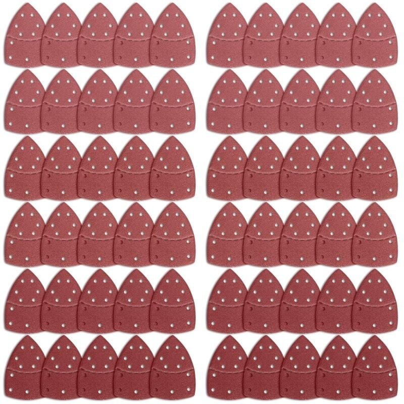 60 Schleifblätter für Mausschleifer, Dreieck-Mausschleifpapier, Mausschleifpapier für Bosch-Multischleifer, 11 verschied...