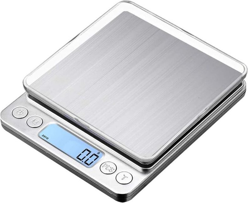Digitale Präzisionswaage 1000 g/0,1 g für Briefe, Gold, leichte Gewichte, professionelles Taschenformat