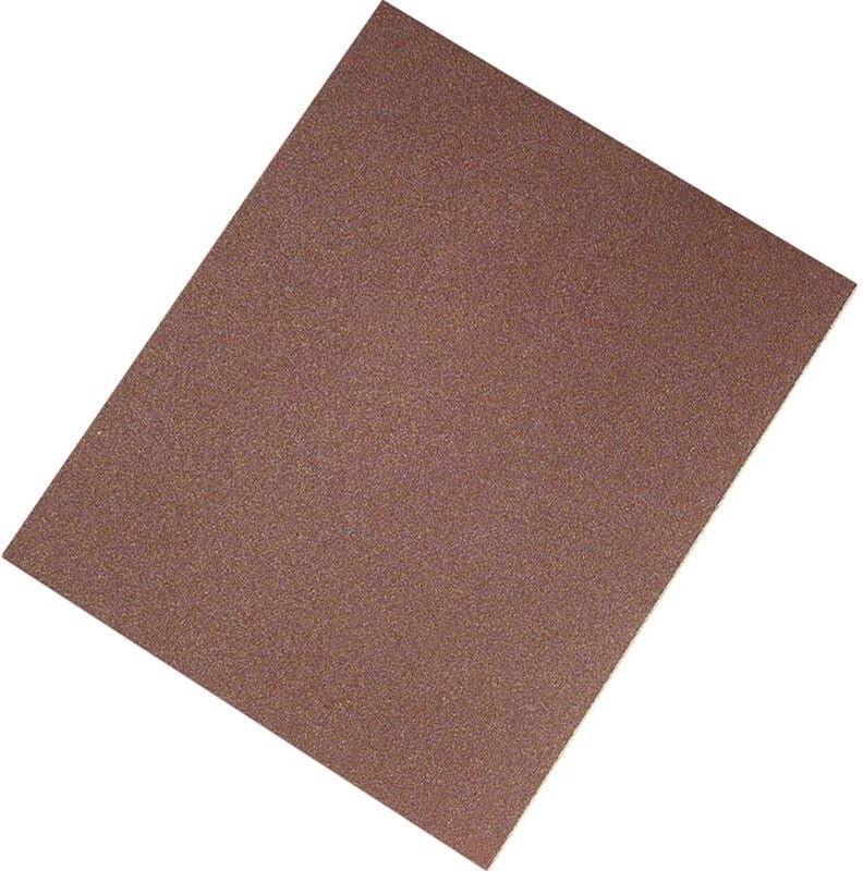 Sia Wasserfestes Schleifpapier 230x280mm K240 für Nass- & Trockenschliff, hohe Abtragsleistung, 50 Blatt, braun