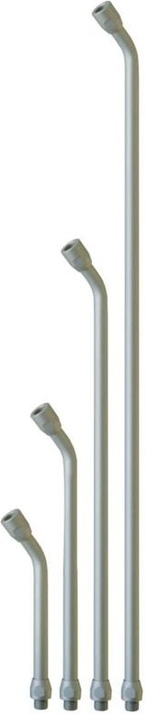 ELMAG Verlängerung gebogen, 800 mm (Alu eloxiert), Innen Ø8mm, AG M12x1,25 bzw. IG M12x1,25, Ausblaspistolen