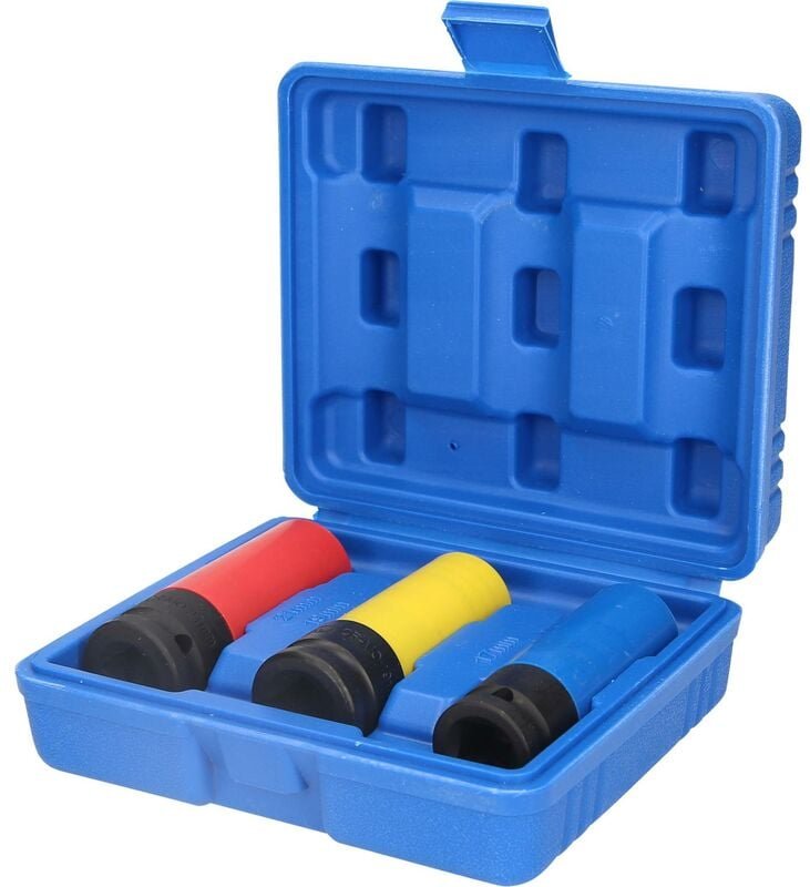 Brilliant Tools - 1/2' Alu-Felgen-Kraft-Stecknuss-Satz, 17 / 19 / 21 mm, 3-tlg