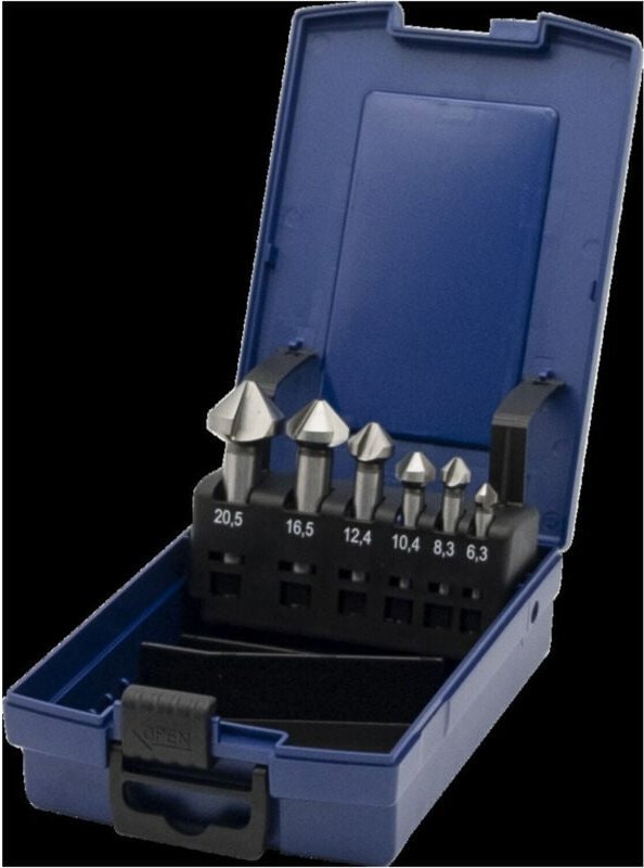 Thumbnail - Präzisionstechnik Kegelsenker-Satz D335C hss 90G6,3-20,5 mm - PTG