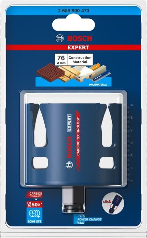Thumbnail - Professional Expert Construction Material Lochsäge, 76 x 60 mm (2608900473) - Bosch