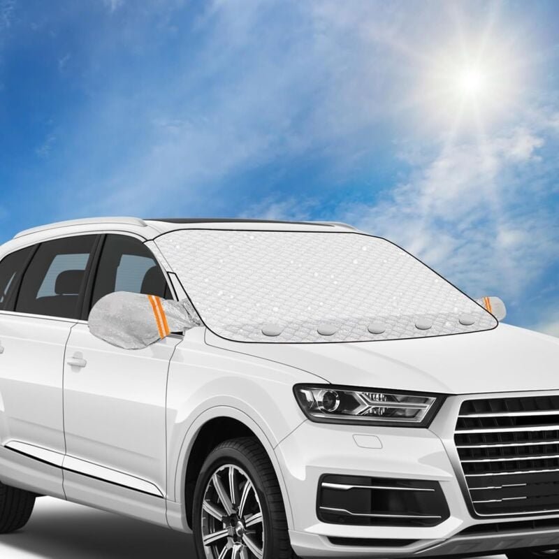 Auto-Windschutzscheibenabdeckung, magnetische Windschutzscheibenabdeckung, Schutz, faltbare Abdeckung mit 5 Magneten, Wi...