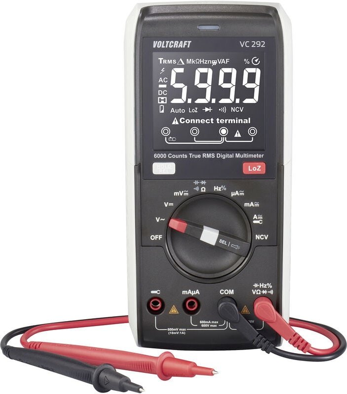 Voltcraft - VC292 Hand-Multimeter digital cat iii 600 v Anzeige (Counts): 6000