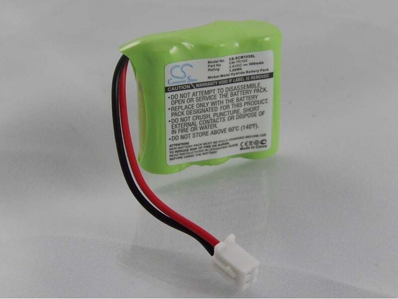 Vhbw - Akku kompatibel mit Tri-Tronics pro 100 pro xl, pro 100 pro xls, Sport 50 Hundehalsband Hunde-Trainer (300mAh, 3,...