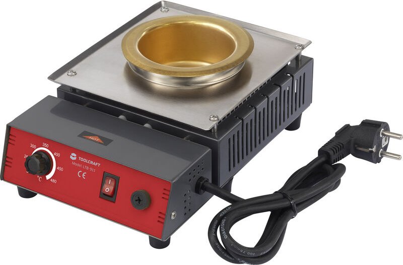 Toolcraft - LTB-911A Lötbad 300 w 480 °c Lot-Menge 1350 g