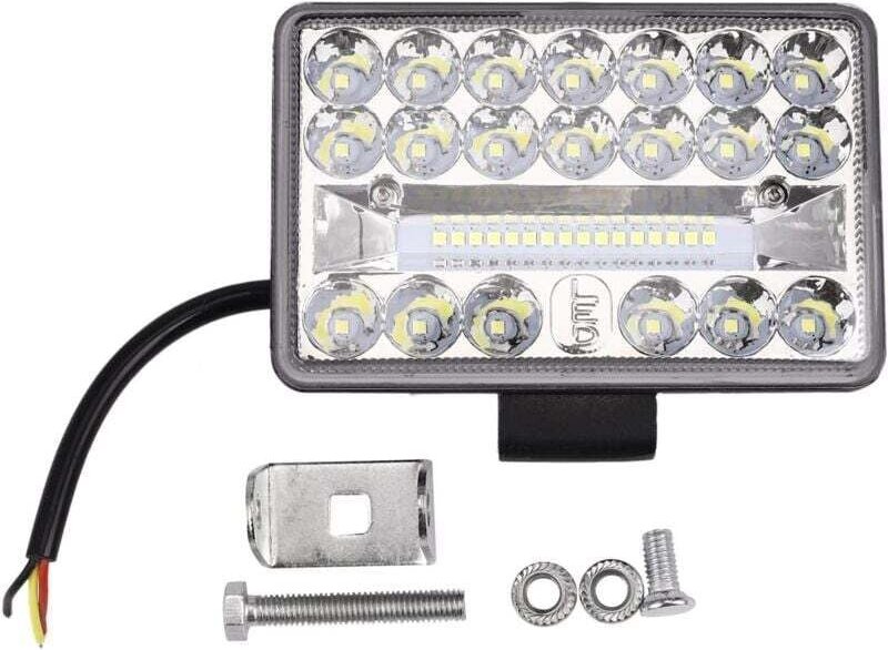 4 Zoll 108W 36 LED Quadratischer LED-Arbeitsscheinwerfer 12V 24V LKW ATV Geländefahrzeug
