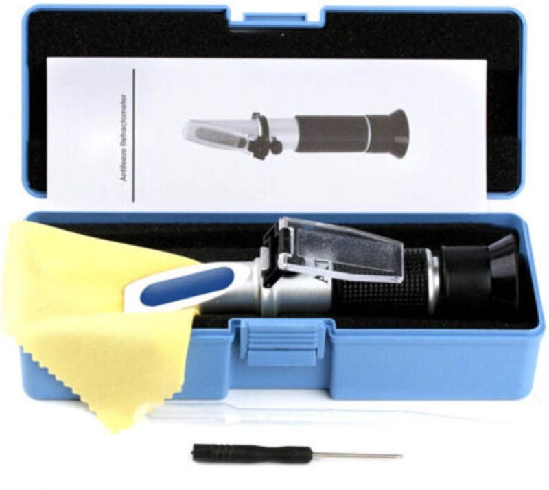 Brix-Refraktometer, Zuckerrefraktometer mit einer Präzision von 0 bis 90 zur Messung des Zuckergehalts in Gemüse und Obs...