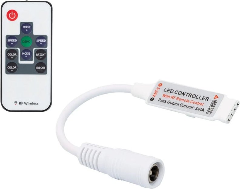 Thumbnail - Rgb LED Strip Controller 12/24vdc 72w Rf Steuerung Mini C7548