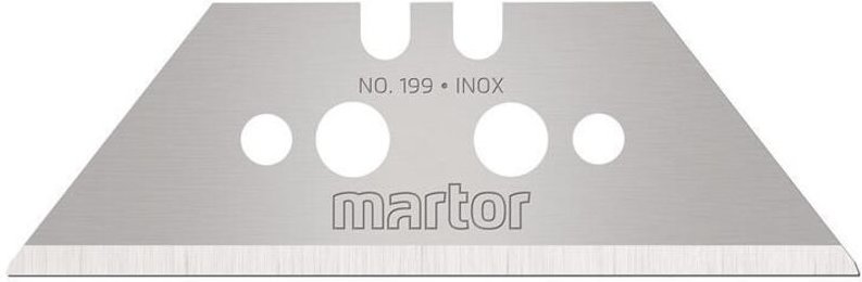 Trapezklinge Nr. 199 L60xB19xS0,63mm mit Lochung