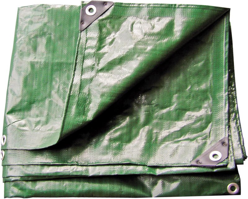 Thumbnail - Dema - pe - Gewebeplane / Abdeckplane grün 5x8m 210g/m²