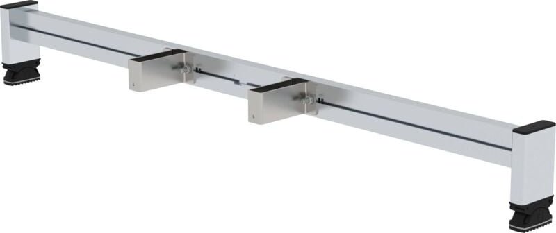 Munk - Günzburger Steigtechnik Nachrüst-Traverse mit nivello-Leiterschuh Breite 1,2 m mit Holmhöhe 98 mm - 030369