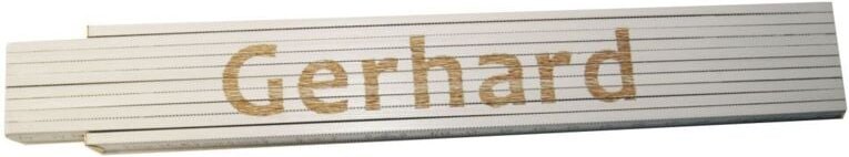 Zollstock Gerhard 2 m weiß Zollstock