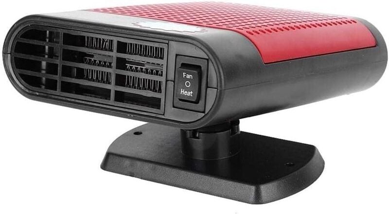 Linghhang - Schwarz+Rot Autoheizung, 12 v 150 w Universal Autoheizung Tragbare Windschutzscheibenheizung Defroster Demis...