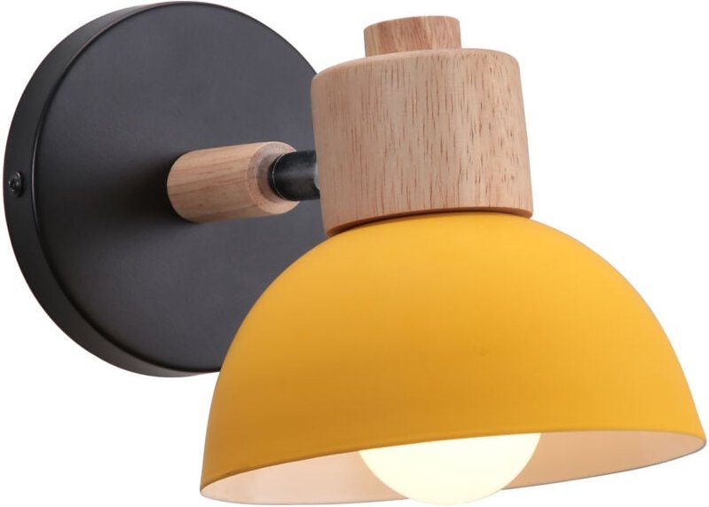 Industrielle Retro Wandleuchte Metall E27 Innen Beleuchtung Wandlampe Schlafzimmer Wohnzimmer Korridor Ø15CM