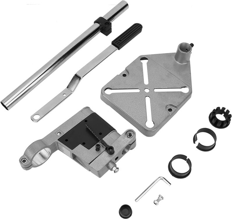 Ej.life - Werkbank-Reparaturwerkzeug, Bohrmaschinenpresse Ständer mit Befestigungsschraubenlöchern, verstellbarer Bohrst...
