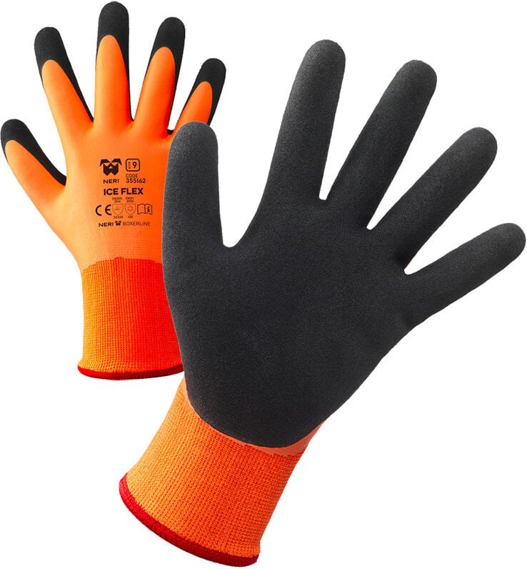 Ice Flex Schutzhandschuhe - 9 (l) - Orange - Orange - Neri