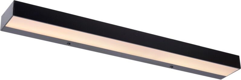 Lucide ALEXA - Wandleuchte Badezimmer - LED - 1x8W 3000K - IP44 - Schwarz