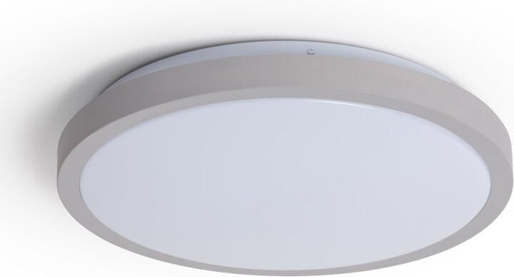 Efectoled - LED-Deckenleuchte 19W Rund Ø400 mm cct Wählbar Faina Grau