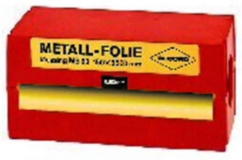 Metallfolie Messing 150x2500x0,100 mm Record