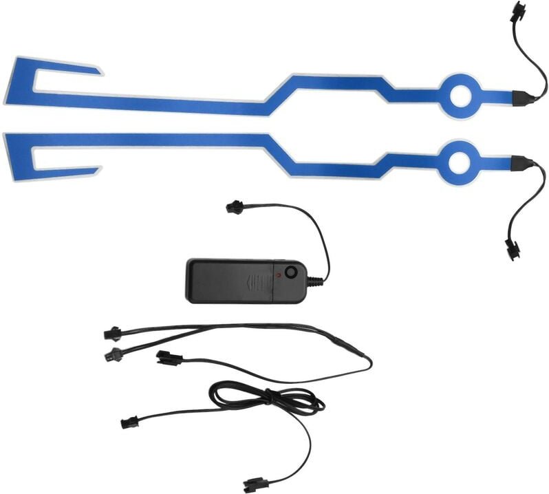 Woosien - Motorrad Helm El Kaltlicht Helm Licht Streifen Nacht Signal Leuchtende Modifizierte Streifen Helm Stic