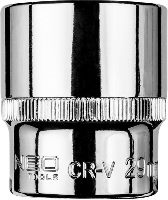 Thumbnail - NEO 1/2" Sechskant-Steckschlüssel, 29 mm – langlebiger Chrom-Vanadium-Stahl