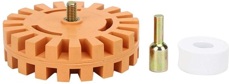 Ej.life - Rad Aufkleber Radiergummi, 4 Zoll Folienradierer Pneumatische Gummi Radierscheibe Rad Radiergummi Rad Tool Kit