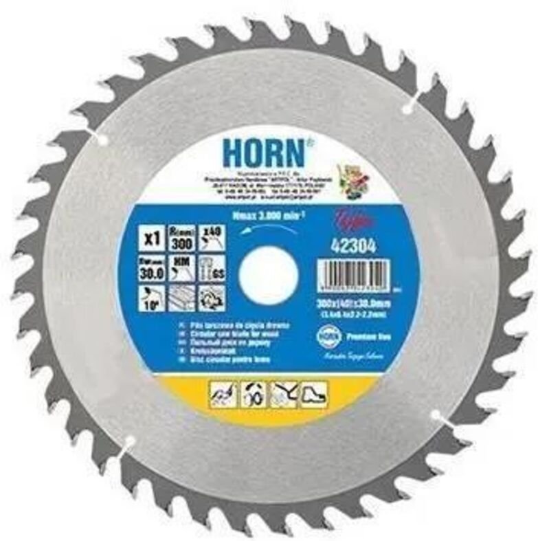 Sägeblatt artpol Stahl 300 mm 40 Zähne