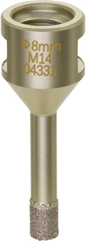 Fliesenbohrkrone Durchmesser: 8 mm, Aufnahme: M14 - Diewe