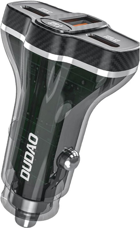 R78 78W USB-C PD / 2xUSB-A QC Autoladegerät - Schwarz