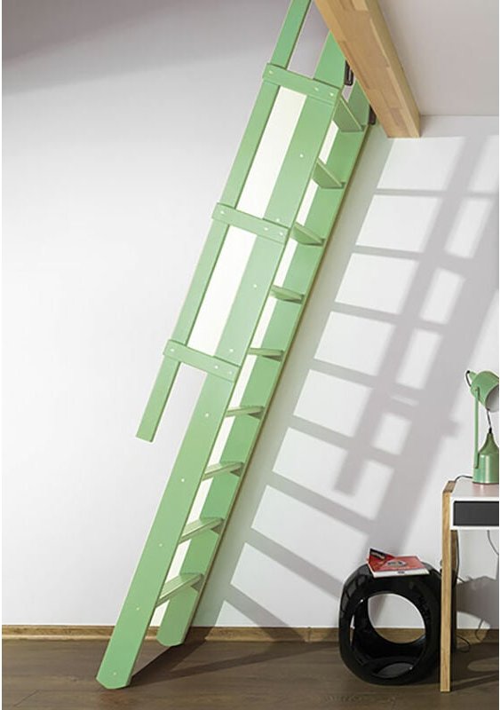 Matisère - Klappbare Raumspartreppe: Breite 55cm - Pastellgrün (ral 6019) - MSP/R6019