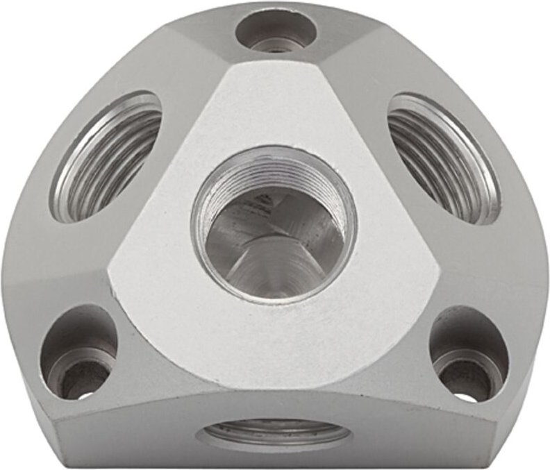 Riegler - Luftverteilerdose 2 Stopfen, Eing. g 3/4, Ausg. 3xG1/2