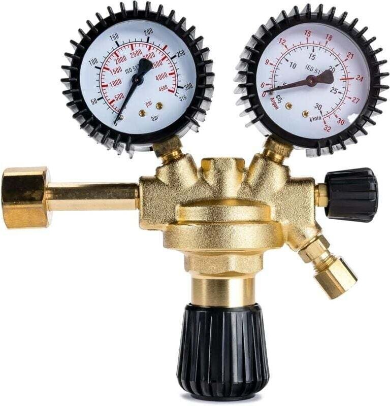 Druckregler/Druckminderer für Schutzgase Argon/CO2 für MIG/MAG-Schweißgeräte