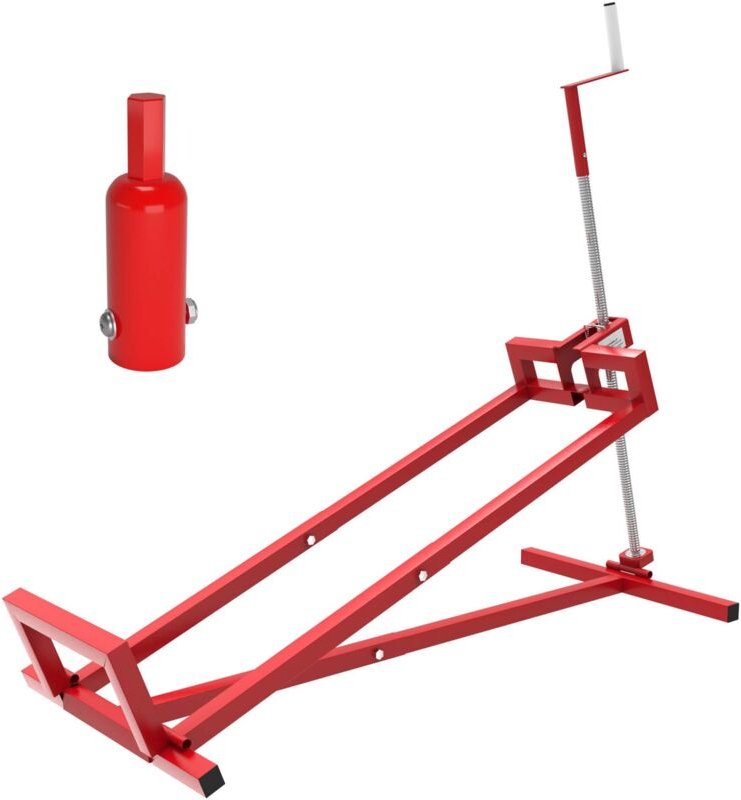 Hebevorrichtung Aufsitzmäher bis 250 kg inkl. Adapter, Heber für Rasentraktor bis 35° Neigung