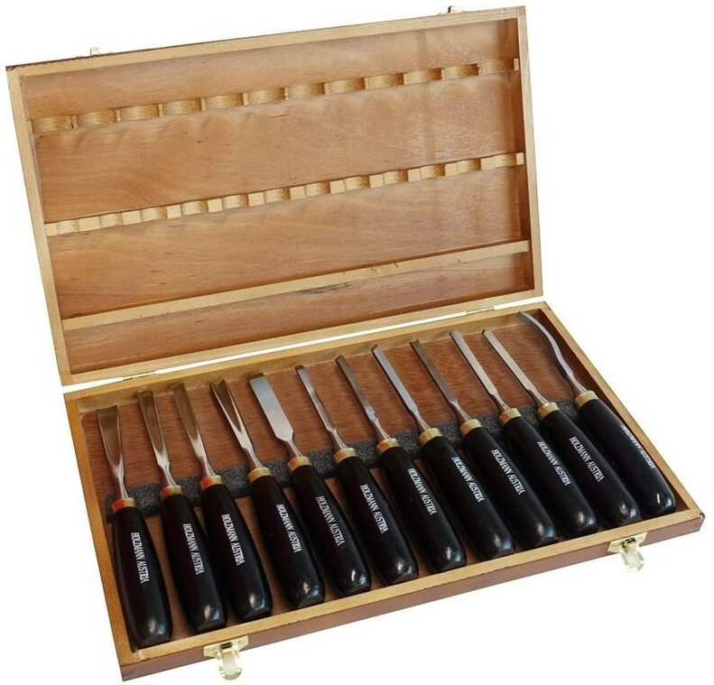 Holzmann Sch12tlg Schnitzwerkzeug