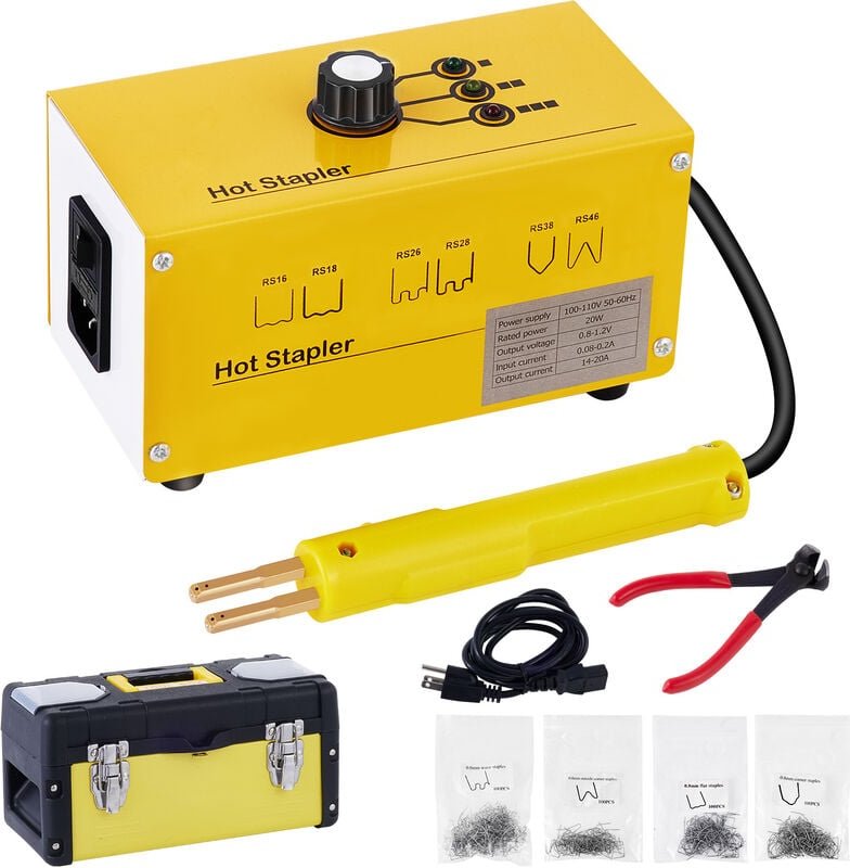 Heftklammern Heißhefter Kun 220 v, Pistole Kit für Kunsts, Pistole Kit für Kunststoff Reparatur Schweißer Stoßstange mit...