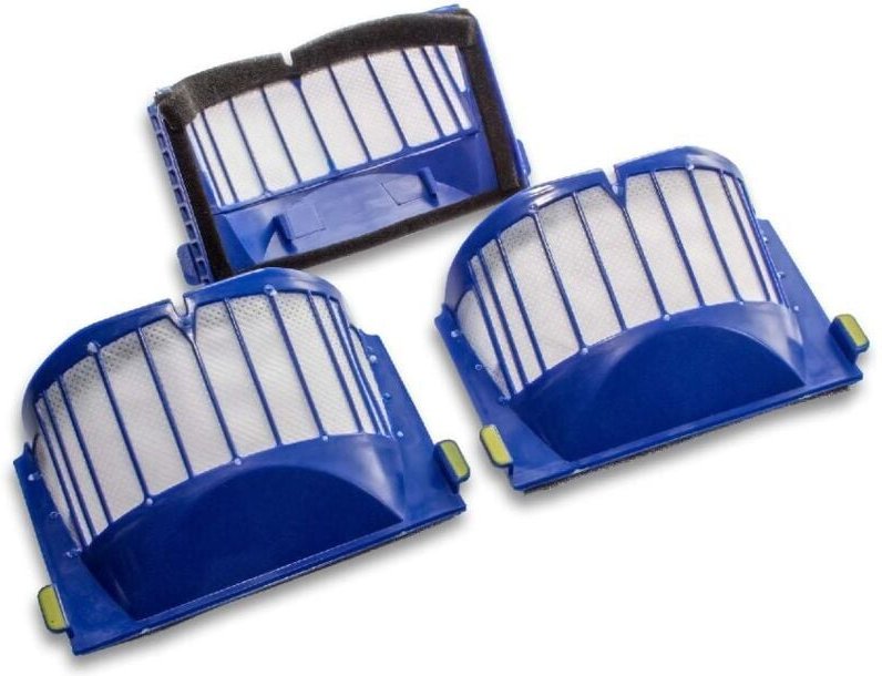 Filterset 3x Staubsaugerfilter kompatibel mit iRobot Roomba 610, 640, 670, 680 Staubsauger - hepa Filter Allergiefilter ...