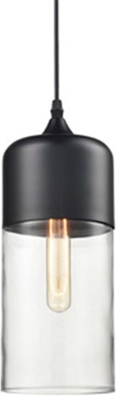 Pendelleuchte Moderne, Hängelampe mit Lampenschirm Transparentes Glas, Kronleuchter E27 für Küche Wohnzimmer Schlafzimme...