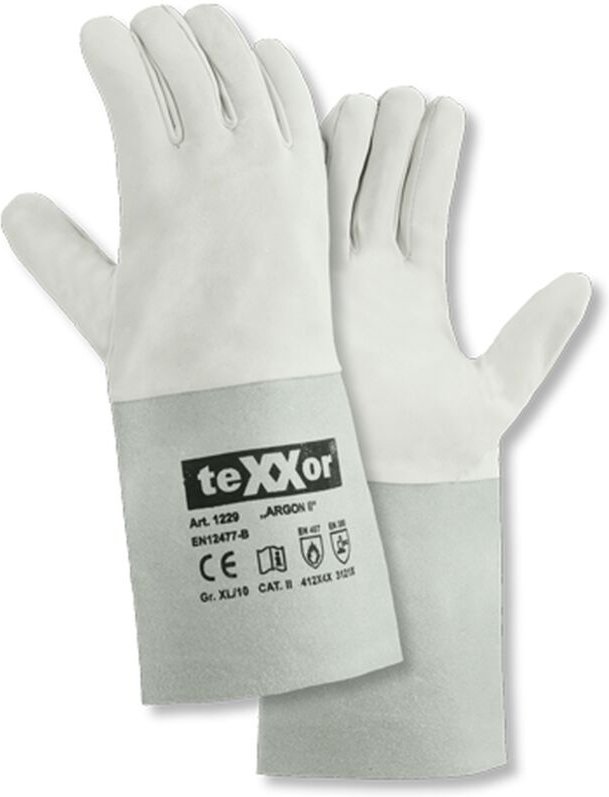 Trizeratop - teXXor® Schweißerhandschuh argon ii Kat. 2, 122911 Gr.11 Ziegen-/Schafsnappaled